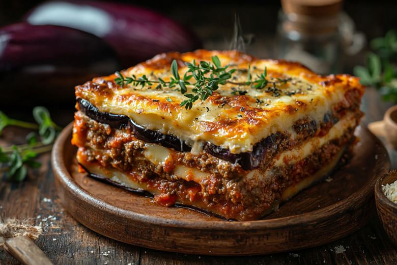Запеканка из баклажанов с мясным фаршем